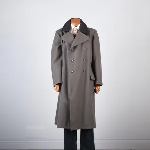 1970s Mens Two Tone Military Style Coat