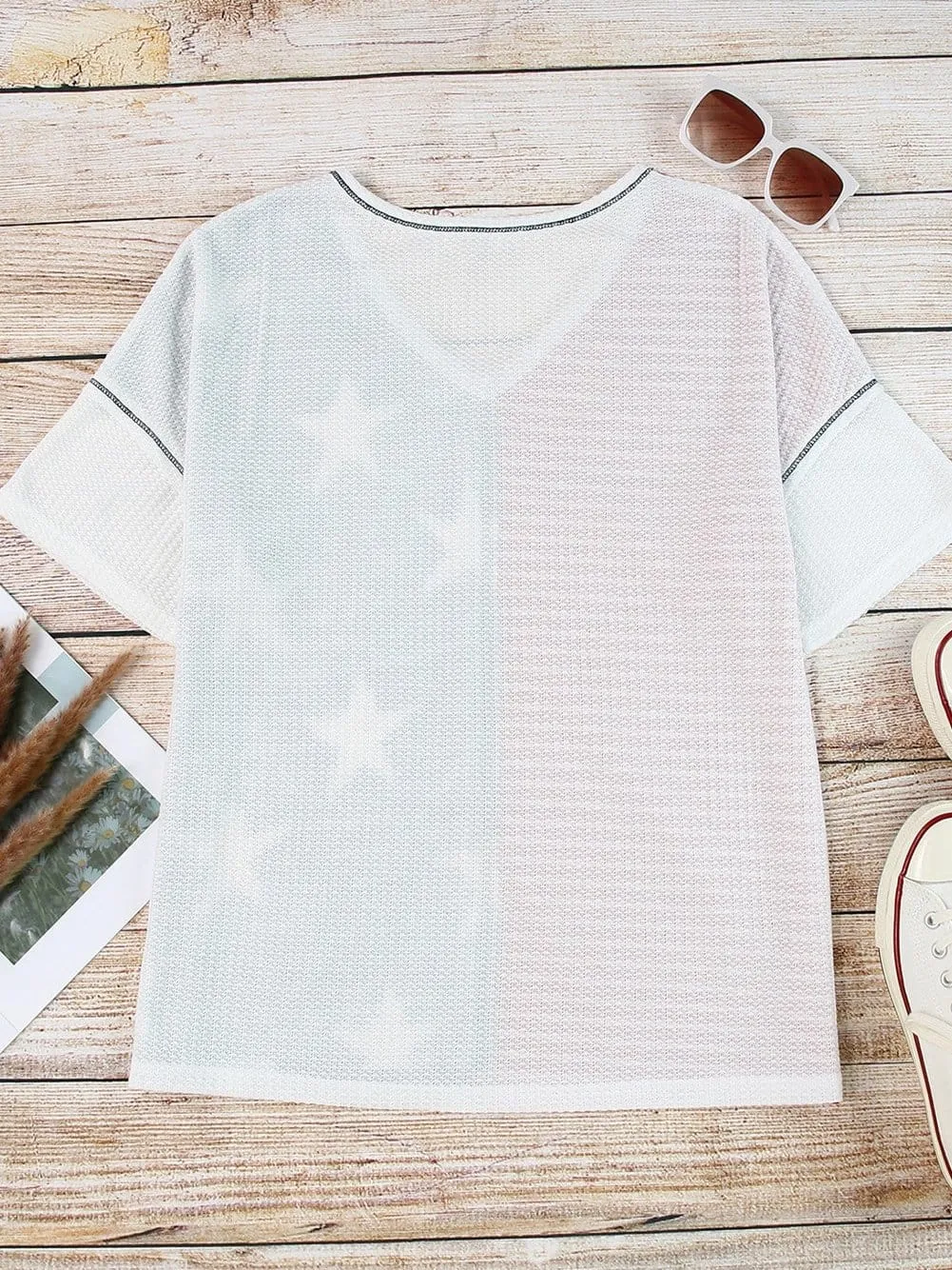 American Flag Graphic Tee