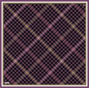 Armine HoundsTooth Square Silk Scarf #55