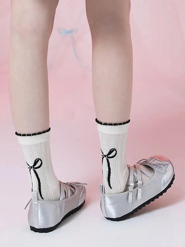 Bowknot Breathable Socks Accessories