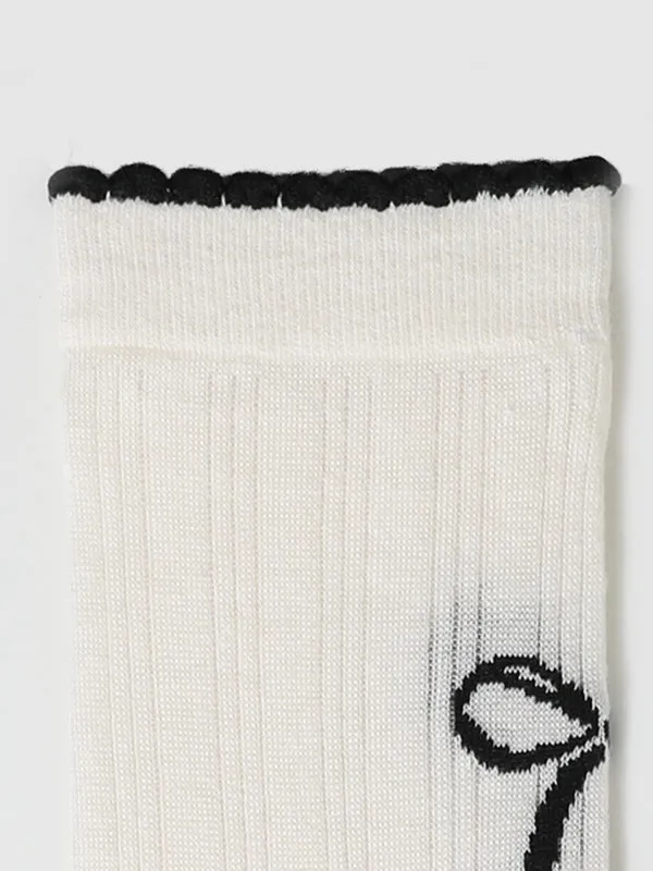 Bowknot Breathable Socks Accessories