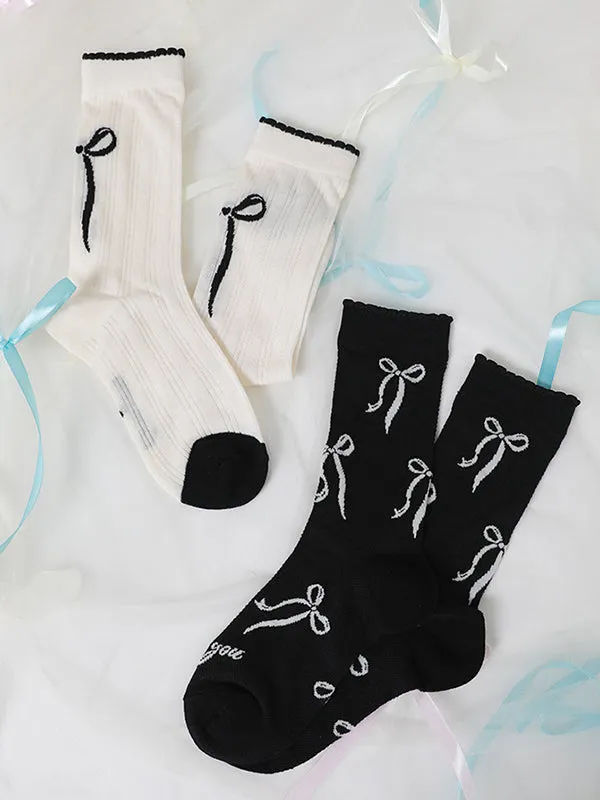 Bowknot Breathable Socks Accessories