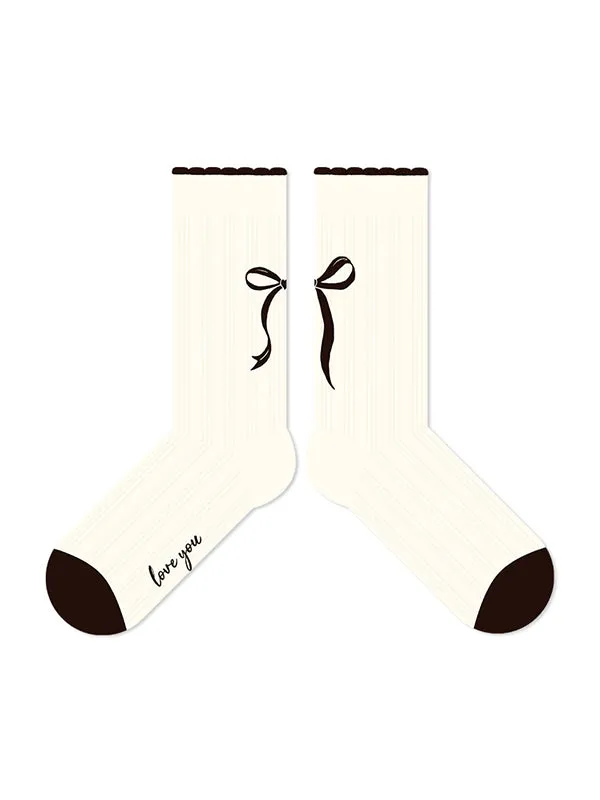 Bowknot Breathable Socks Accessories