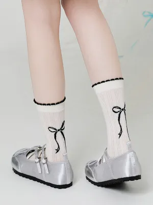 Bowknot Breathable Socks Accessories