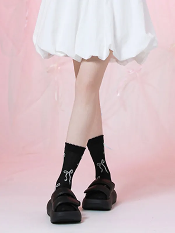 Bowknot Breathable Socks Accessories