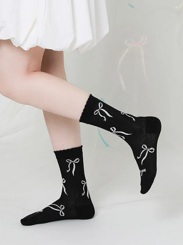 Bowknot Breathable Socks Accessories