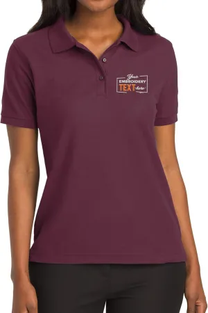 Custom Embroidered Polo Shirt for Women Add Your Personalized Own Embroidery Text