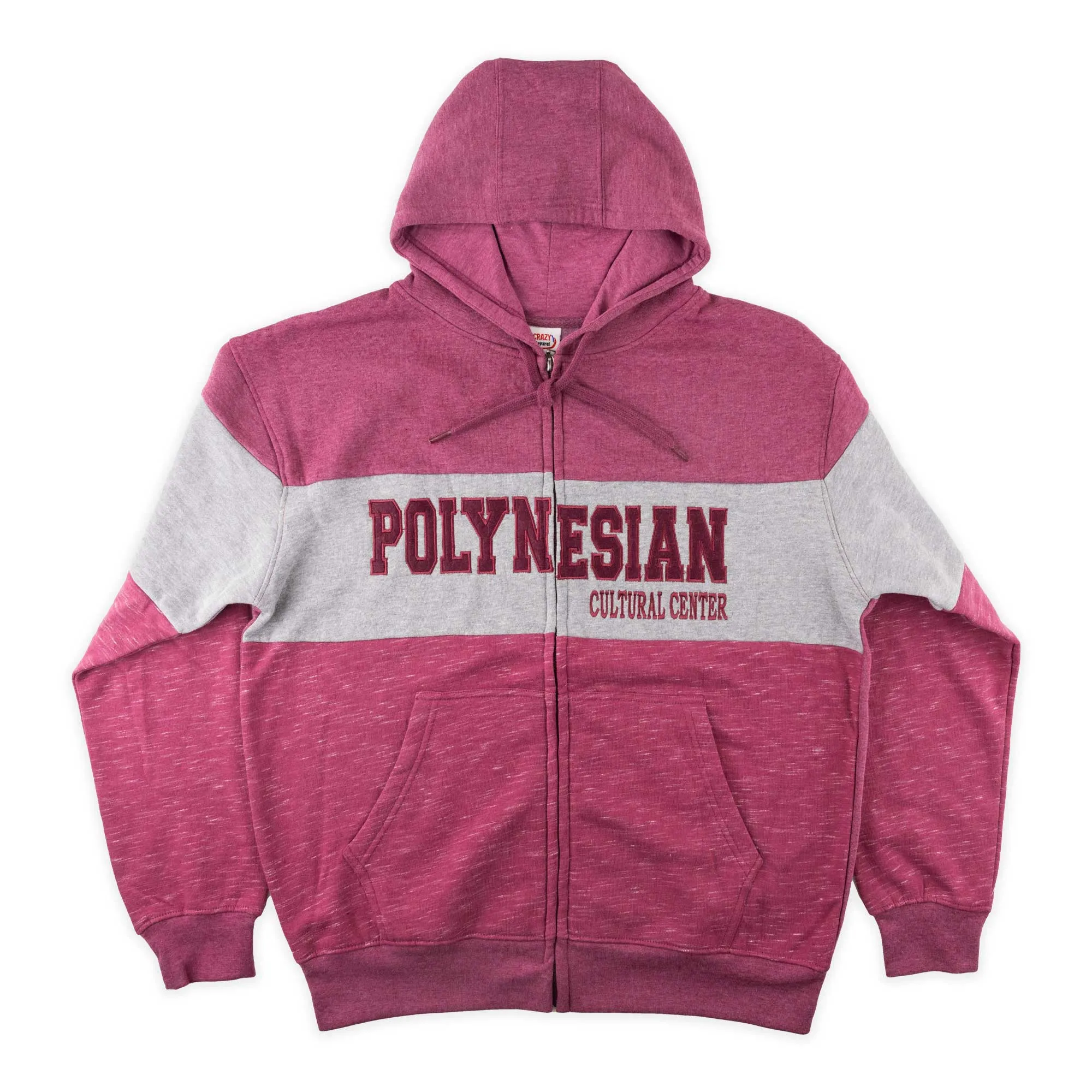 Custom PCC Full Zip 3-Tone Adult Hoodie