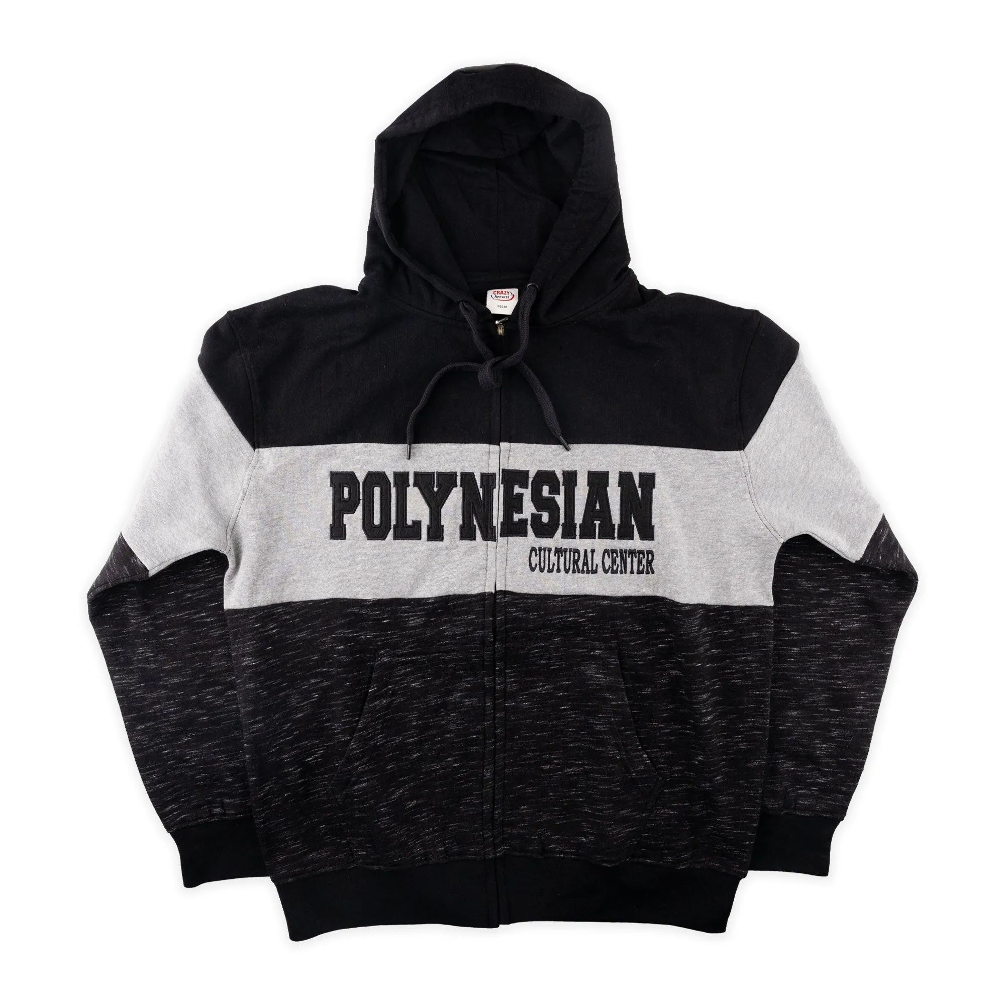 Custom PCC Full Zip 3-Tone Adult Hoodie