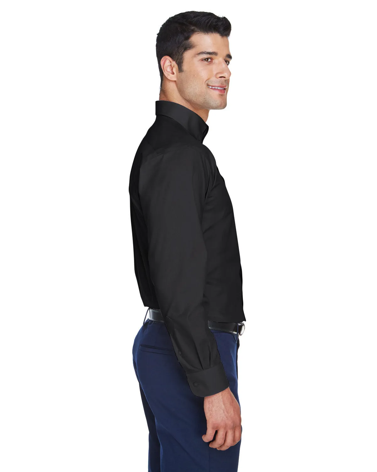 Devon & Jones D620T Men's Tall Crown Woven Collection Solid Broadcloth