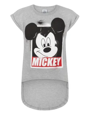 Disney Girls Grey Short Sleeved T-Shirt