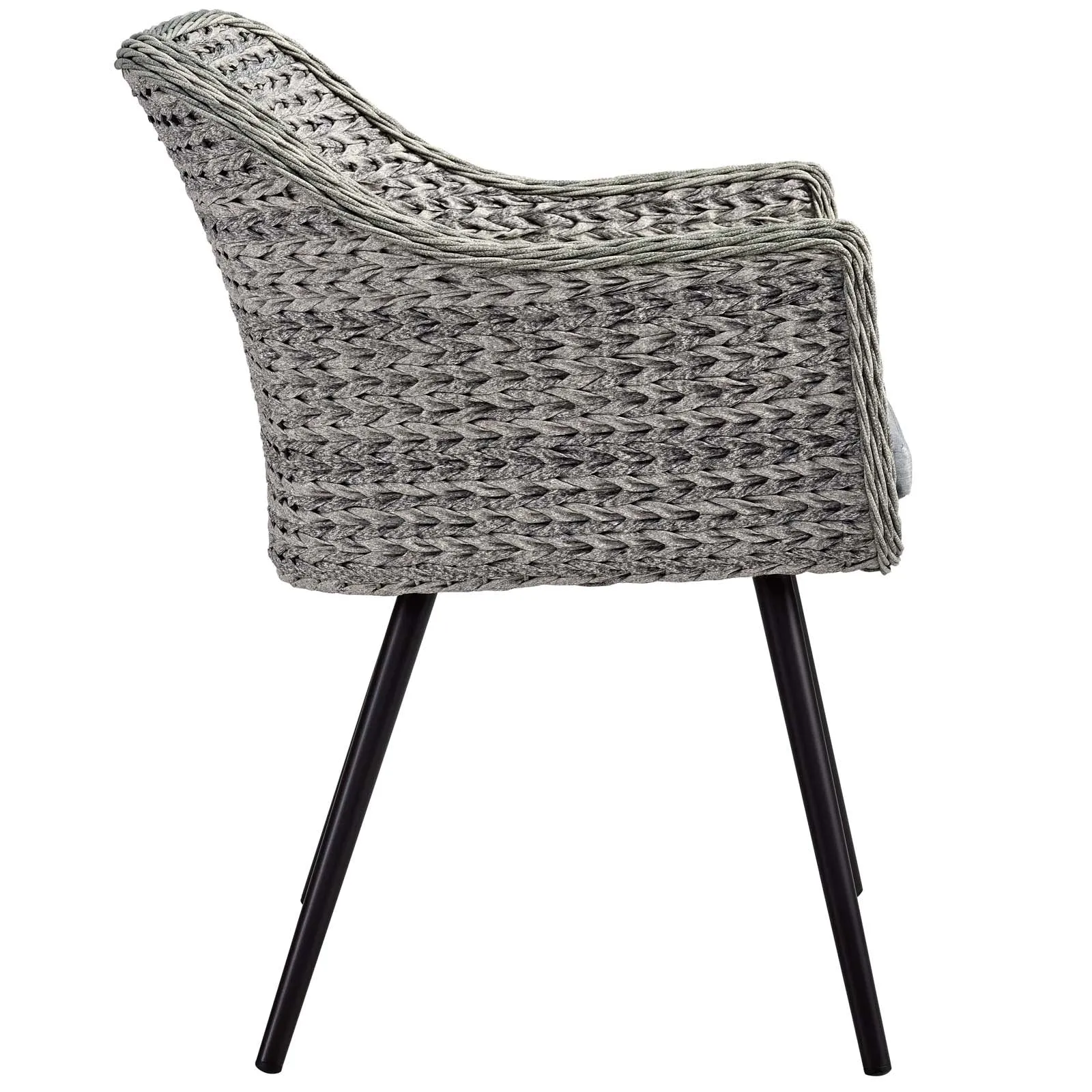 Endeavor 3 Piece Outdoor Patio Wicker Rattan Dining Set by Modway