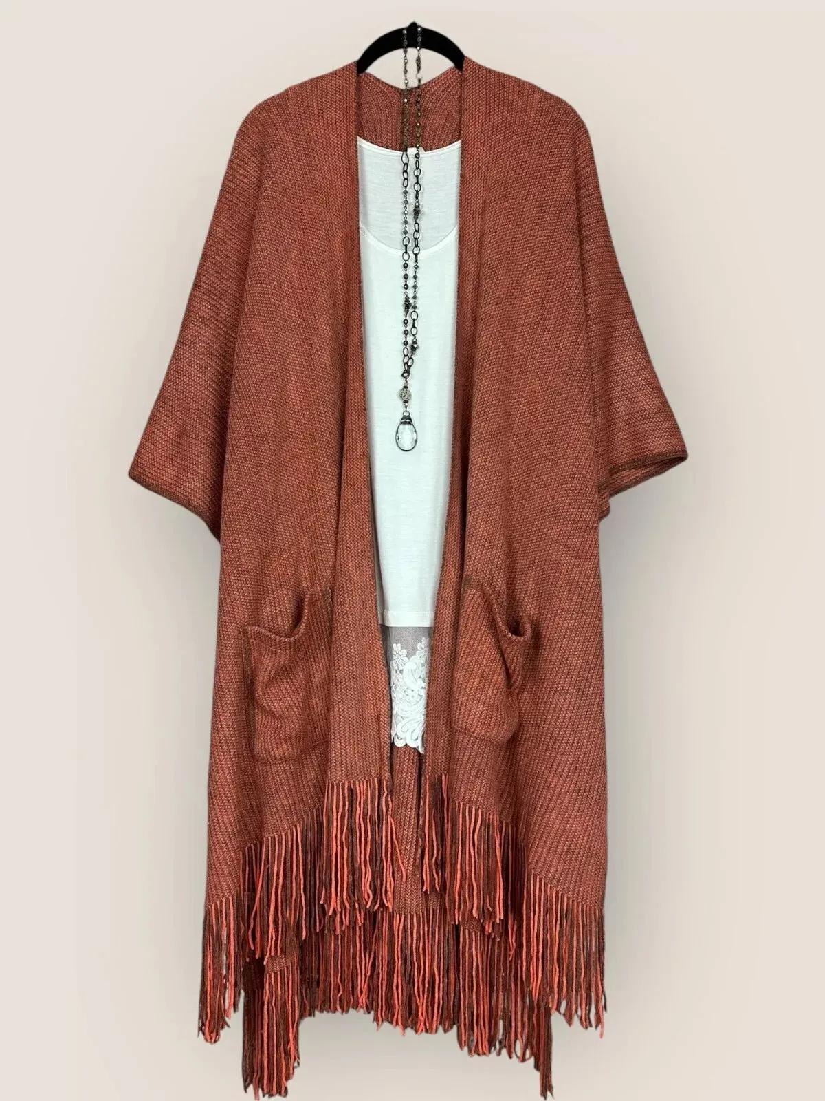 Flowy harvest Cardigan (fits S up to 4x)