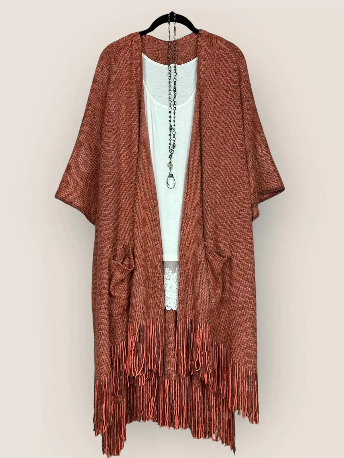 Flowy harvest Cardigan (fits S up to 4x)