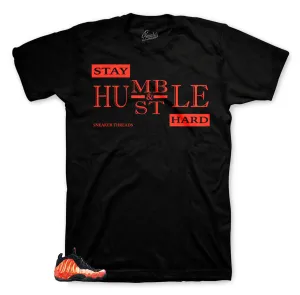 Foamposite Habanero Red Humble Shirt