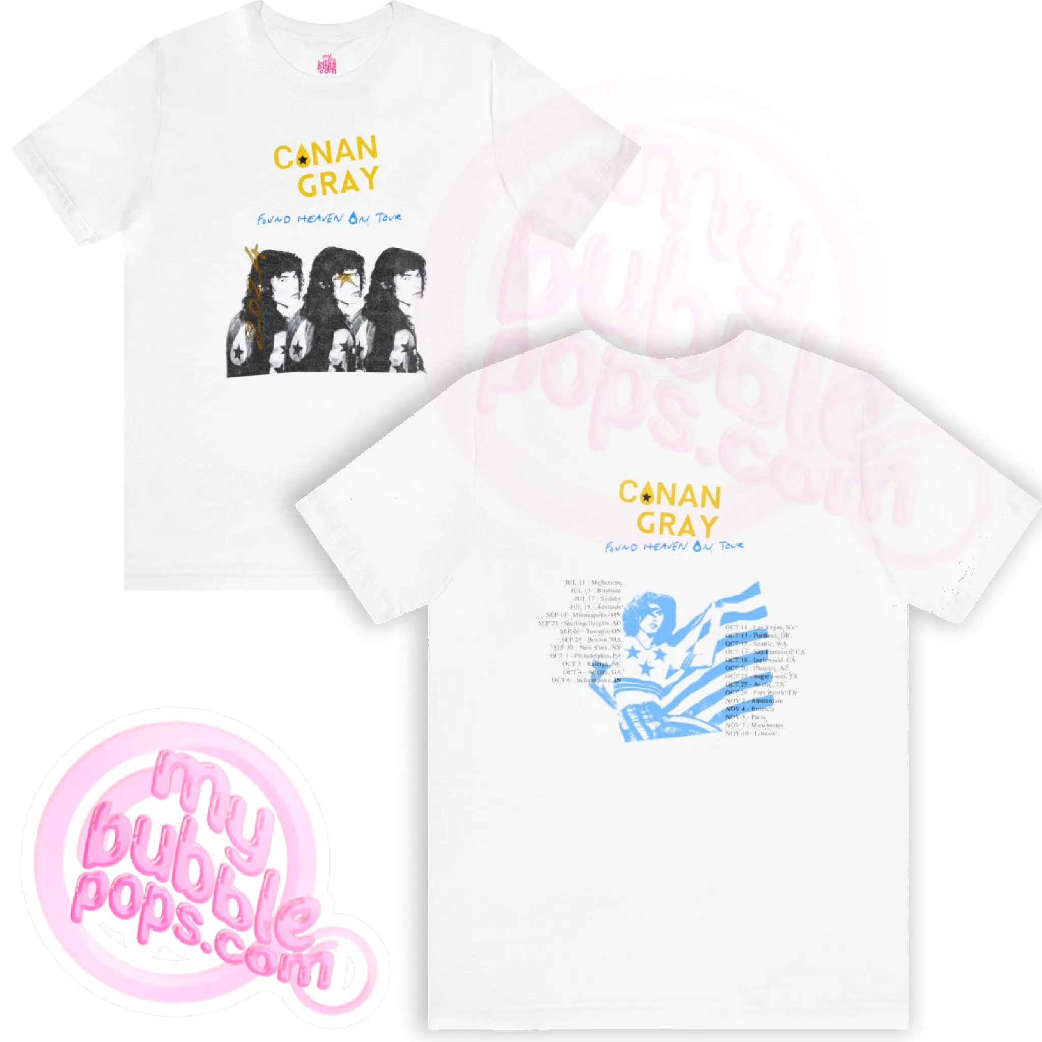Found Heaven On Tour (Conan Grey 2024) Shirt