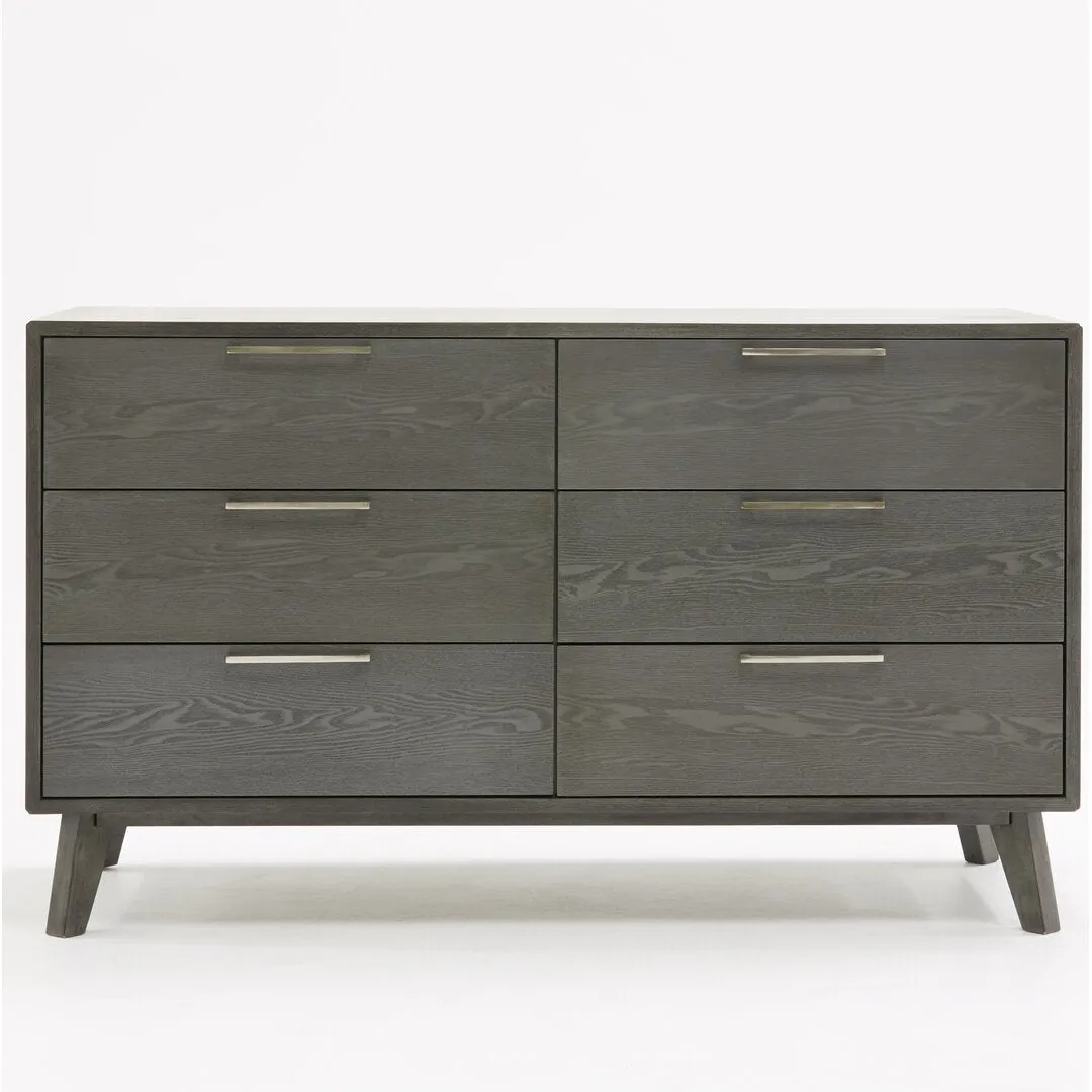 Glow 6 Drawer 51" W Double Dresser
