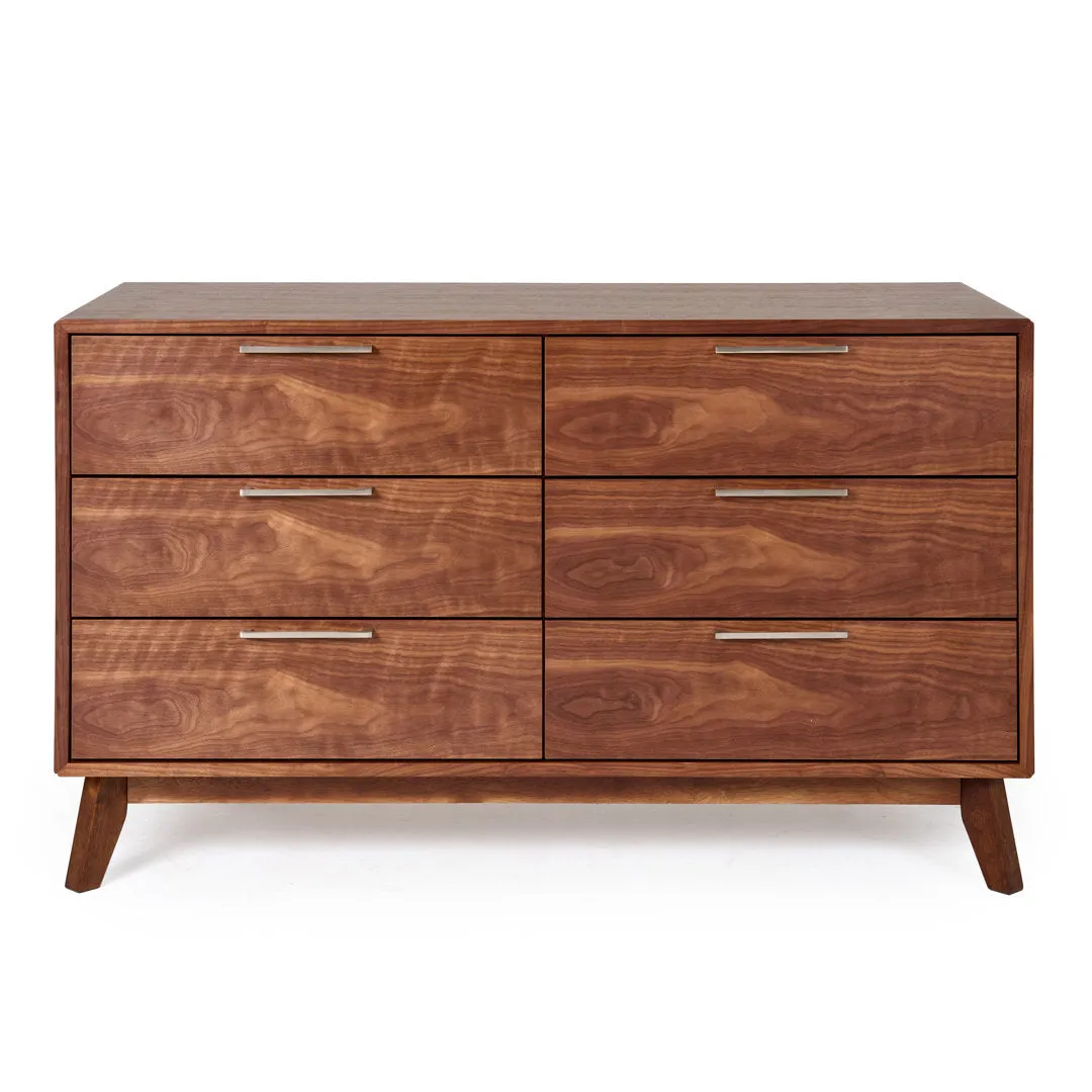 Glow 6 Drawer 51" W Double Dresser