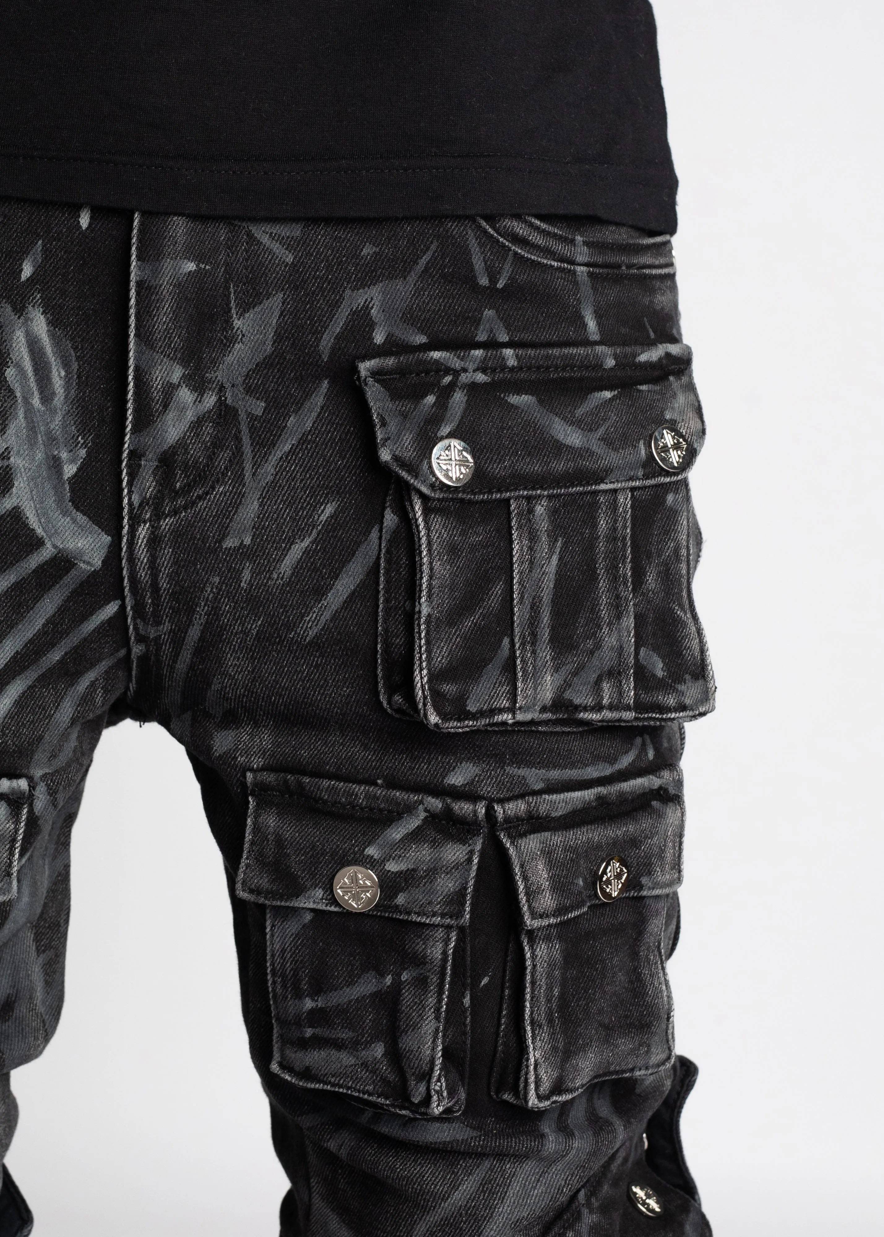 Iron Grey Stacked Premium Denim V3
