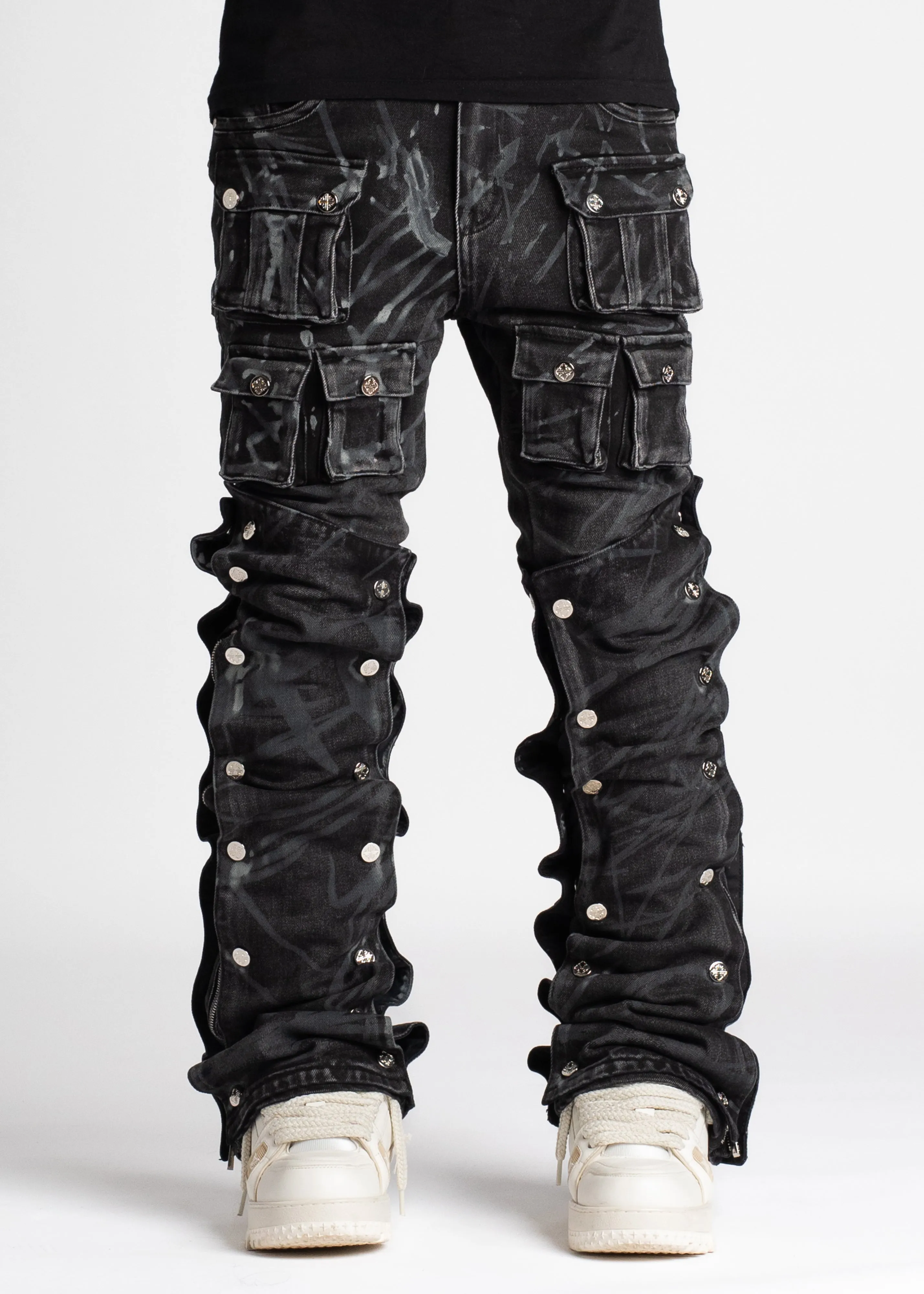 Iron Grey Stacked Premium Denim V3