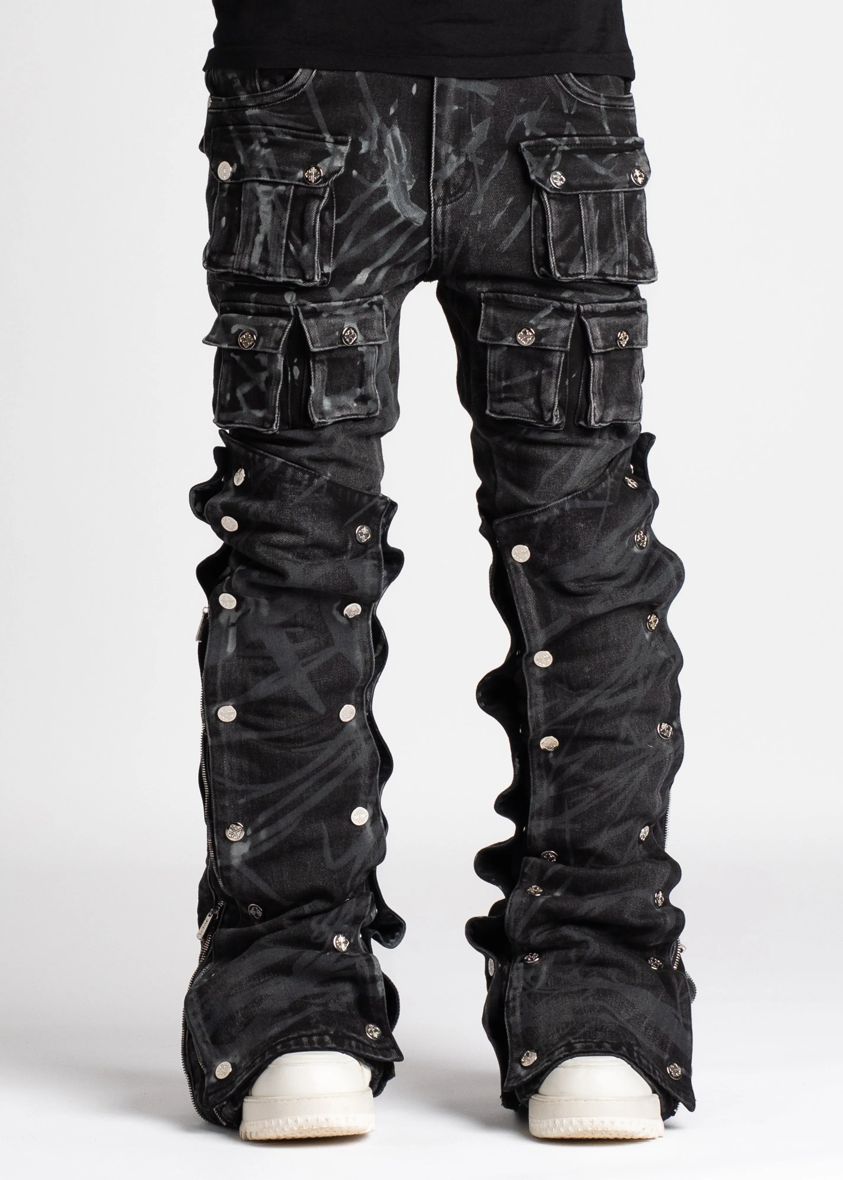 Iron Grey Stacked Premium Denim V3