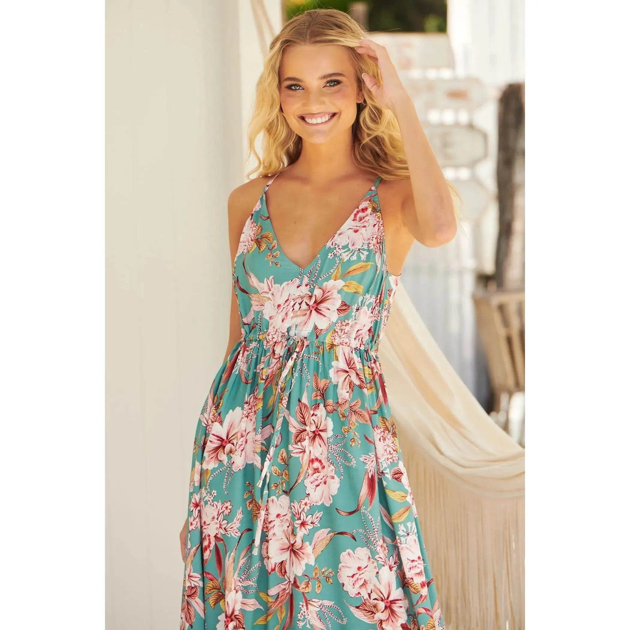 JAASE Malini Print Reef Maxi Dress