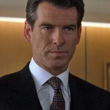 James Bond Geo Squares Silk Tie - The World Is Not Enough Edition - By Turnbull & Asser