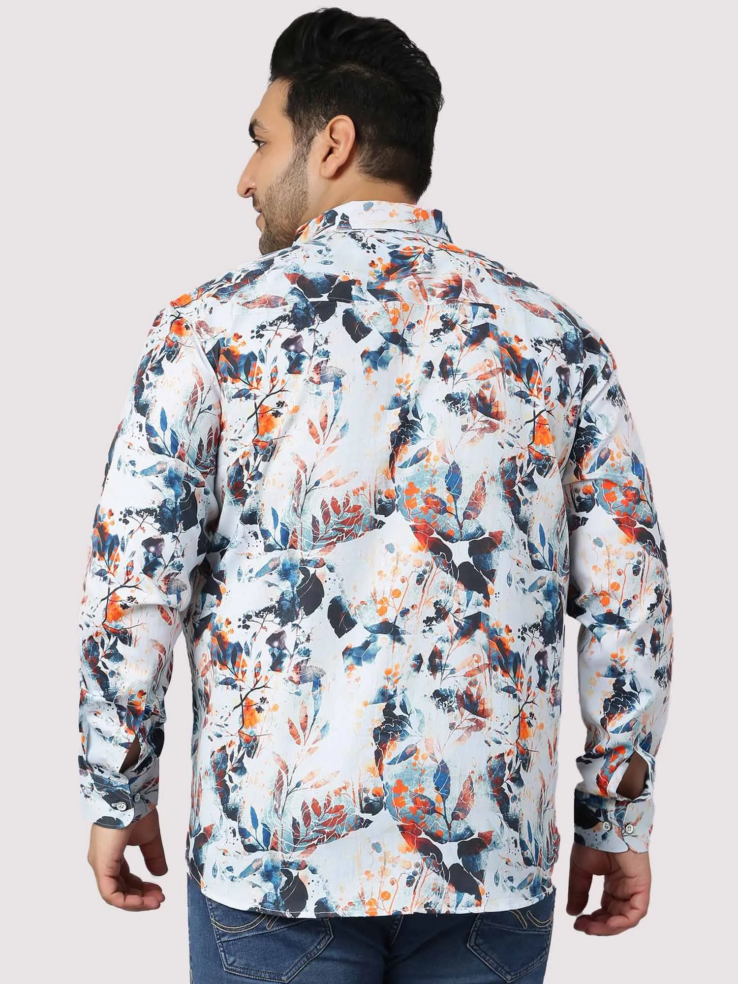 James Digital Printed Shirt Men's Plus Size