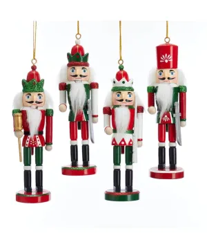 Kurt Adler Traditional Red, Green And White Nutcracker Ornament - Single, Various Styles