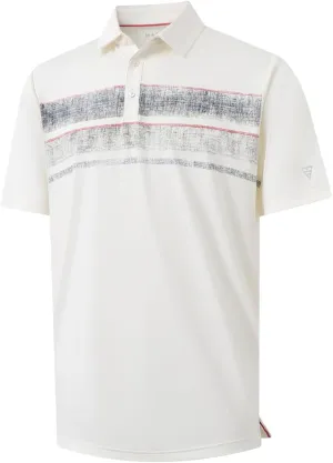 M MAELREG Golf Shirts for Men Quick Dry Short Sleeve Casual Stylish Moisture Wicking Chest Print Collared Mens Polo Shirts