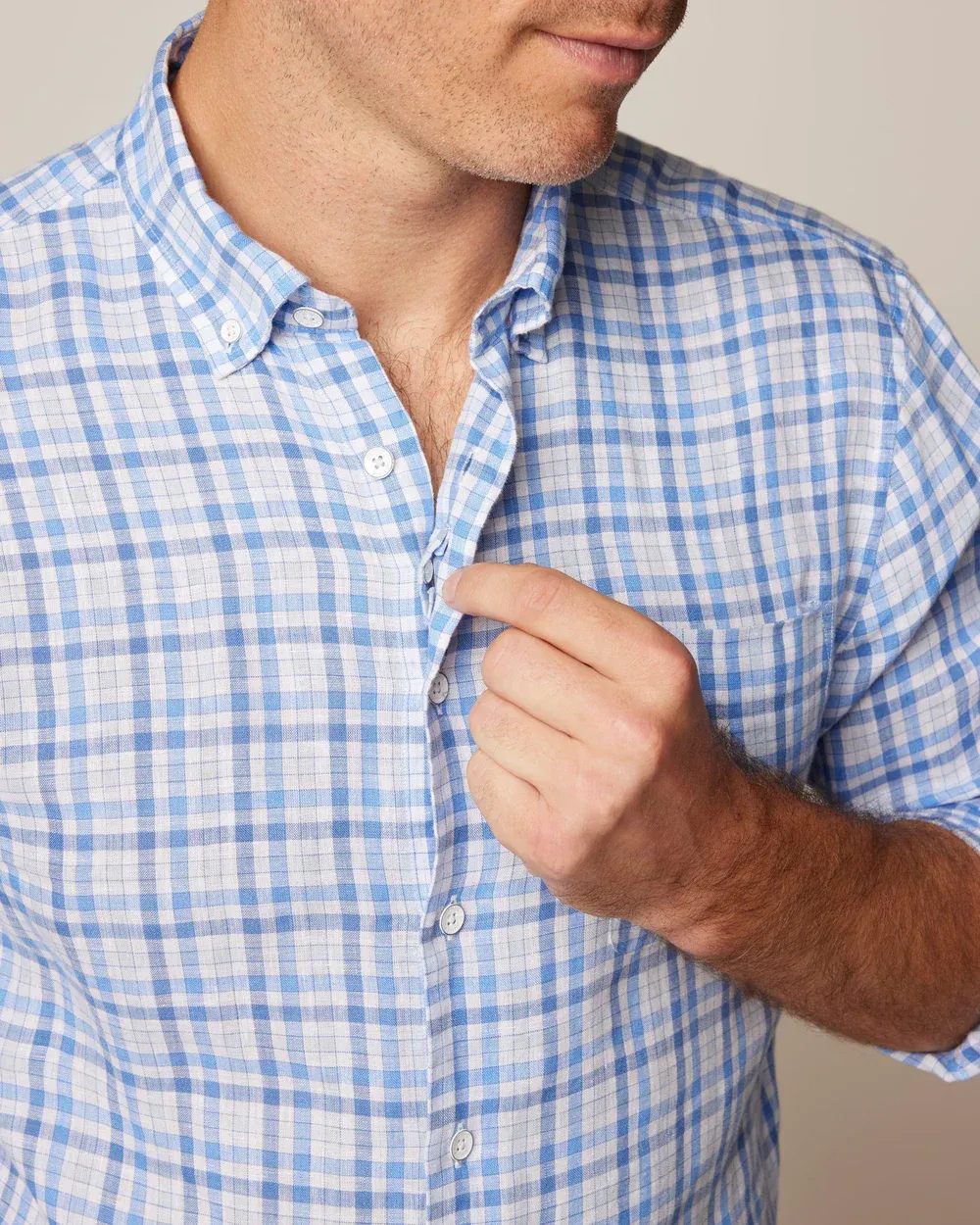 Men's Bronx Linen Button Up Shirt