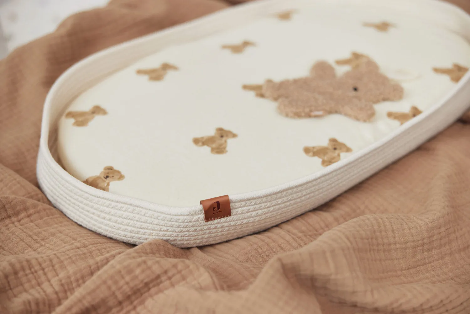 MUSLIN CLOTH TEDDY BEAR 3-PACK
