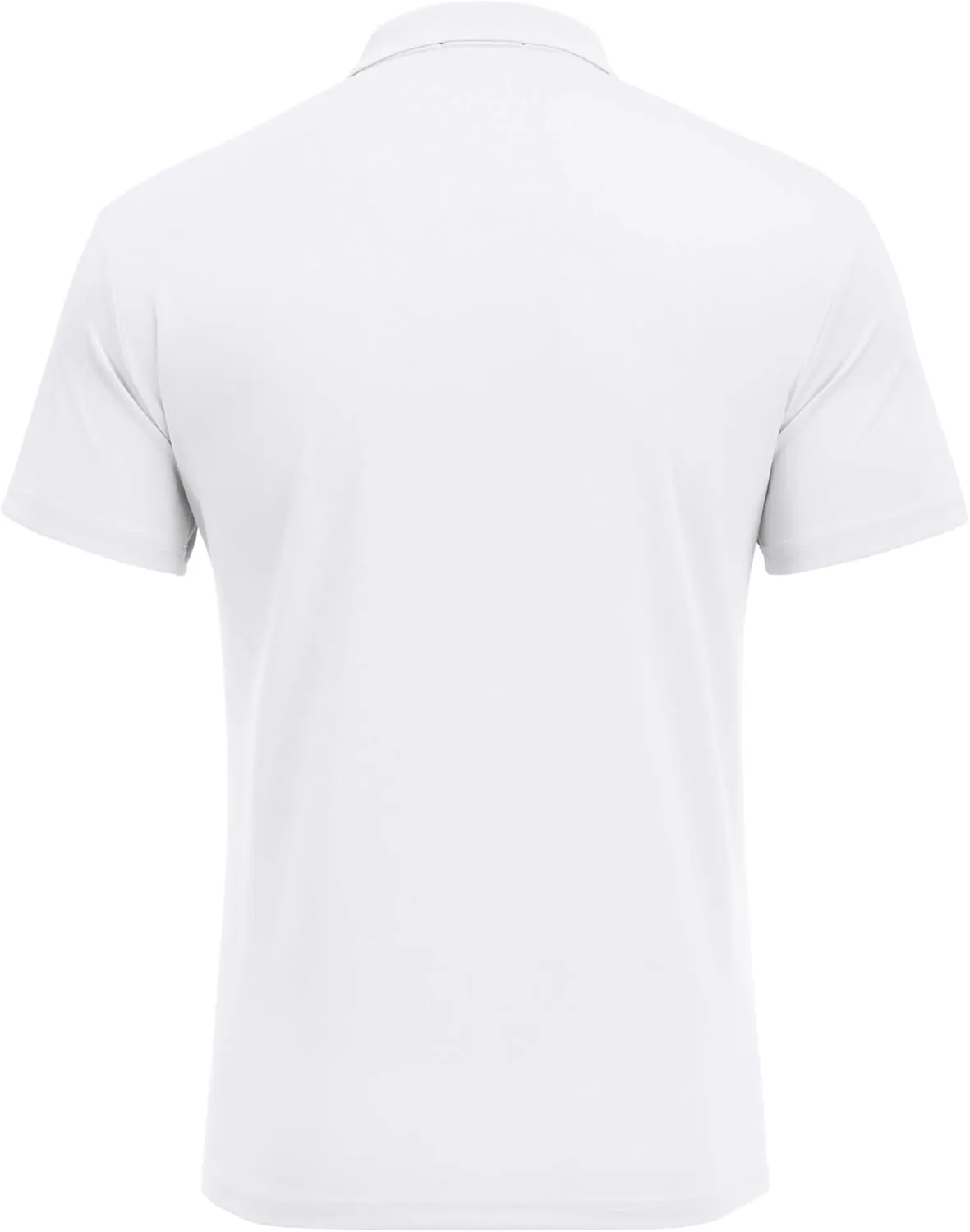 PINSPARK Golf Polo Shirts for Men Quick Dry Short Sleeve Collared Shirt Slim Fit Casual Solid Stylish Polos Shirt