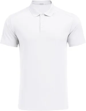PINSPARK Golf Polo Shirts for Men Quick Dry Short Sleeve Collared Shirt Slim Fit Casual Solid Stylish Polos Shirt