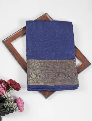 Pure Mysore Silk Sarees: Where Tradition Meets Luxury in Dark blue