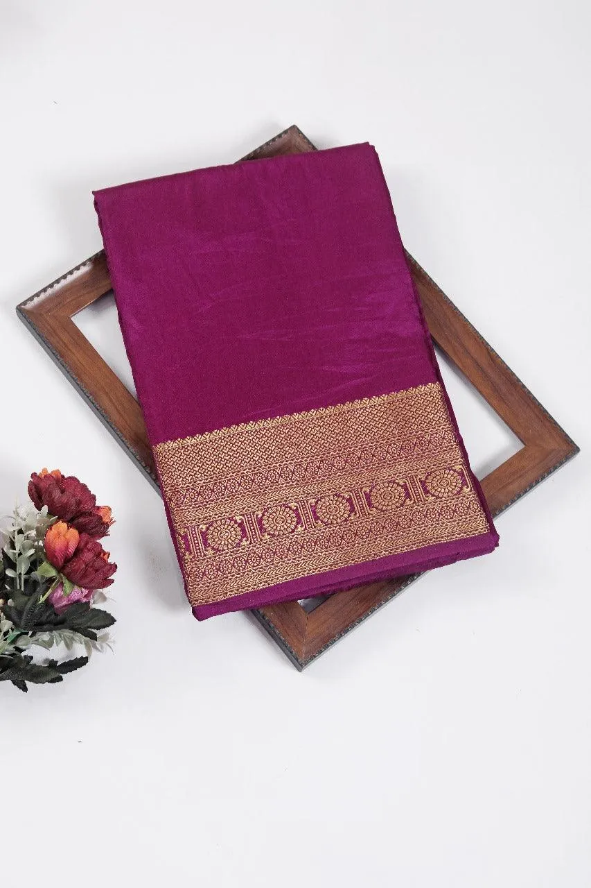 Pure Mysore Silk Sarees: Where Tradition Meets Luxury in Purple