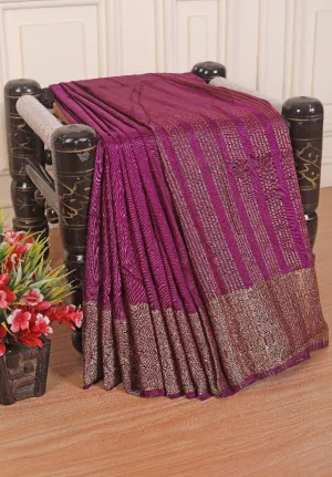 Pure Mysore Silk Sarees: Where Tradition Meets Luxury in Purple