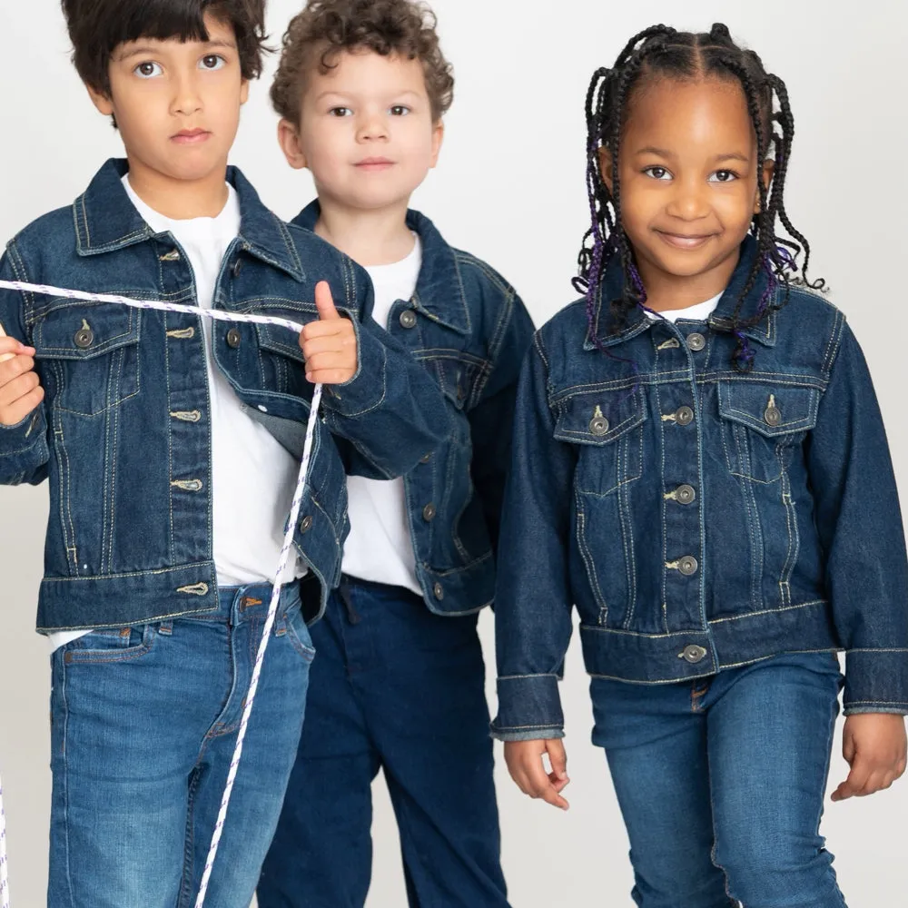 Sequin Serpent Denim Jacket