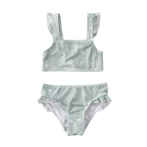 Shell Ruffled Toddler Swimsuit