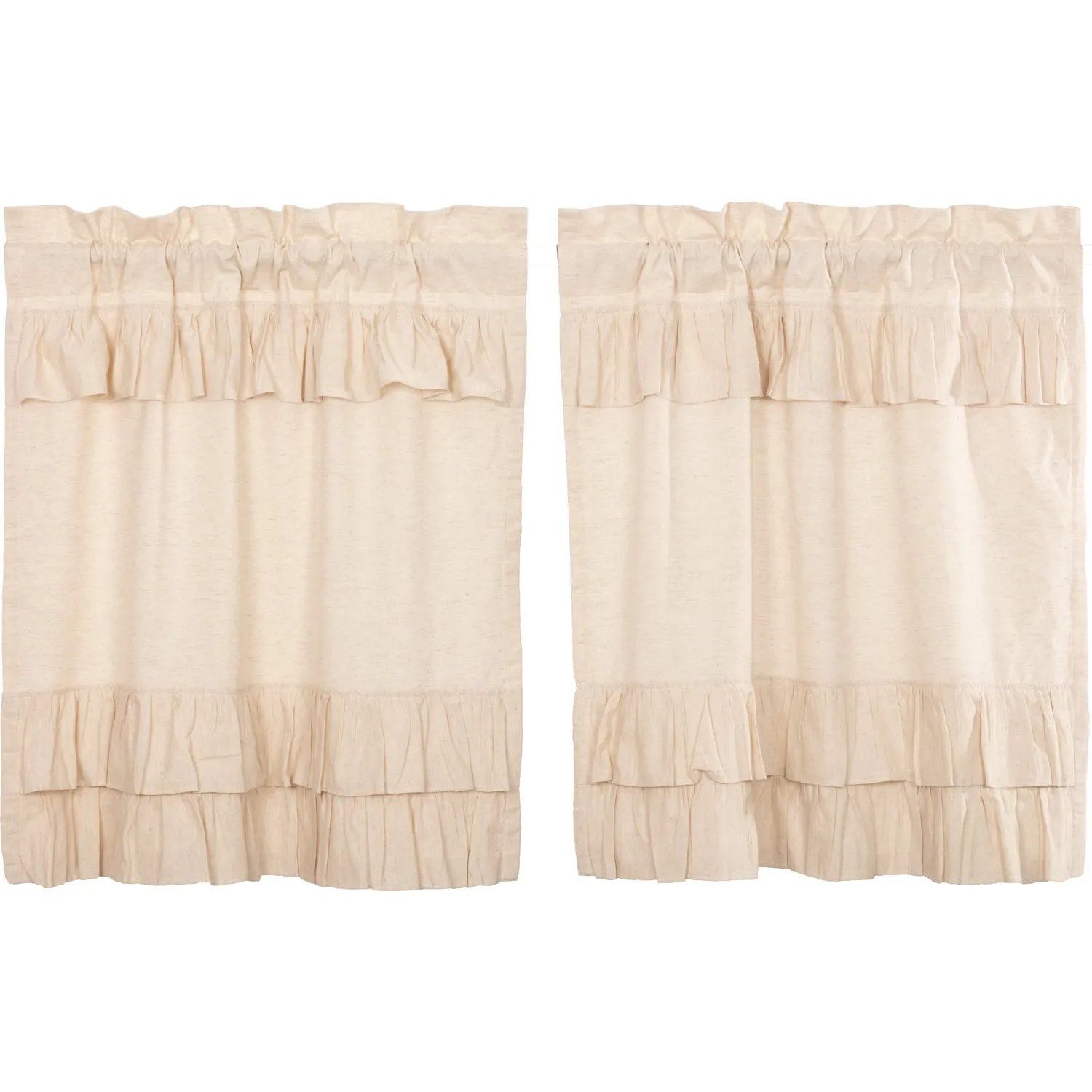 Simple Life Flax Ruffled Tier Set of 2