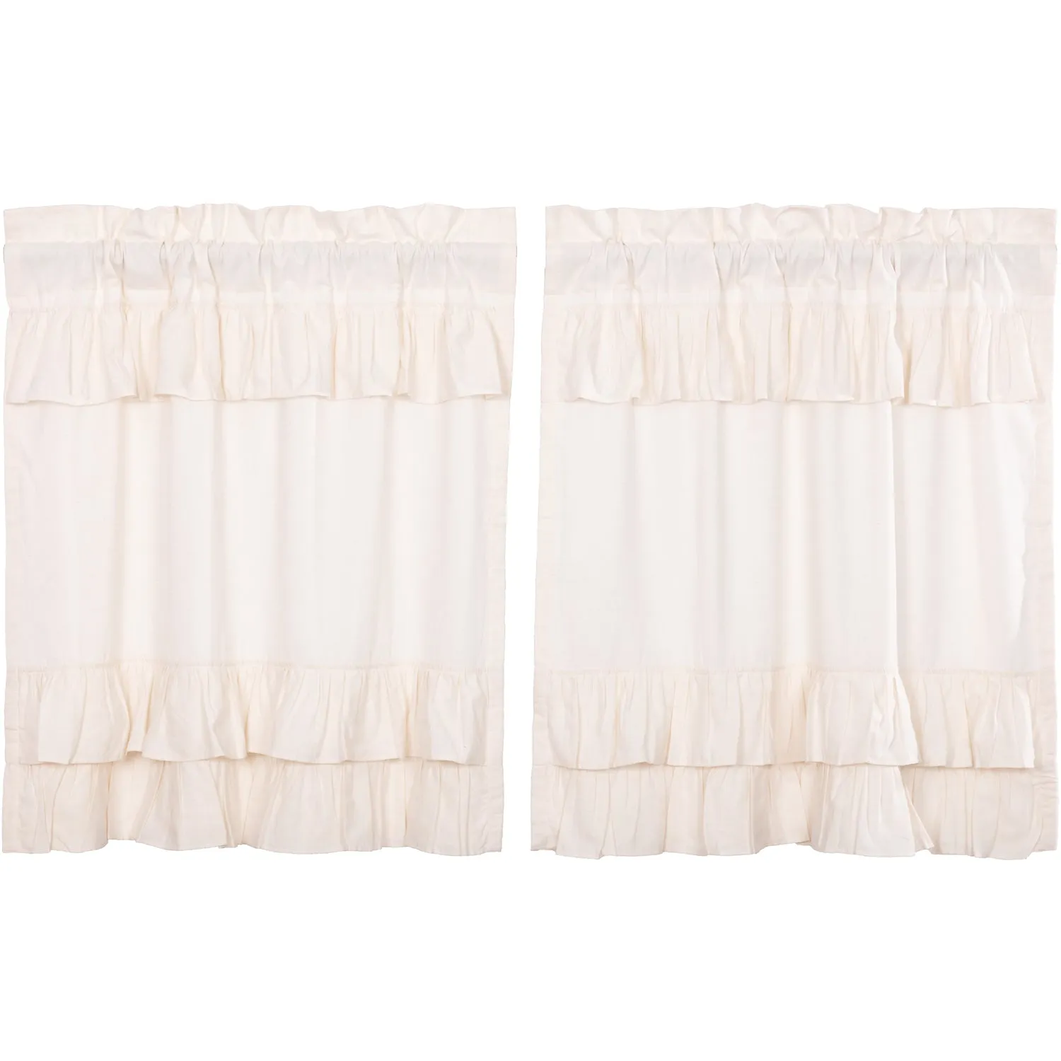 Simple Life Flax Ruffled Tier Set of 2