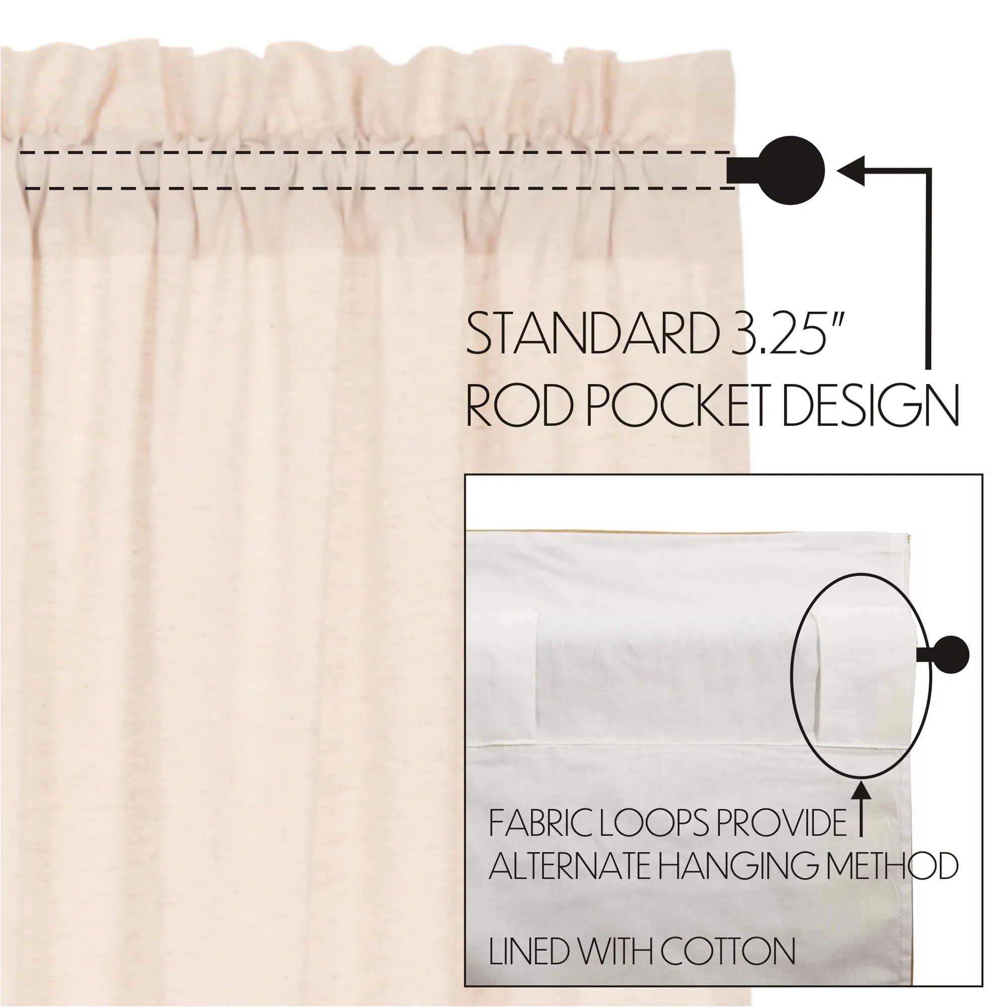 Simple Life Flax Ruffled Tier Set of 2