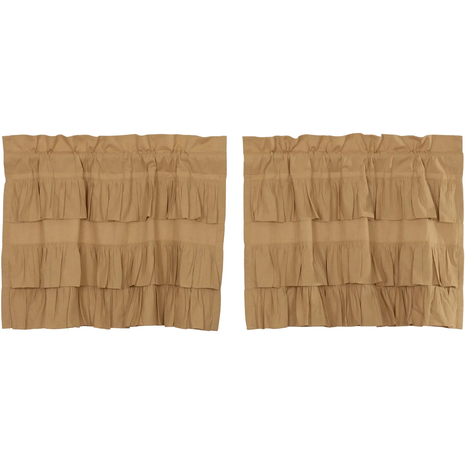 Simple Life Flax Ruffled Tier Set of 2