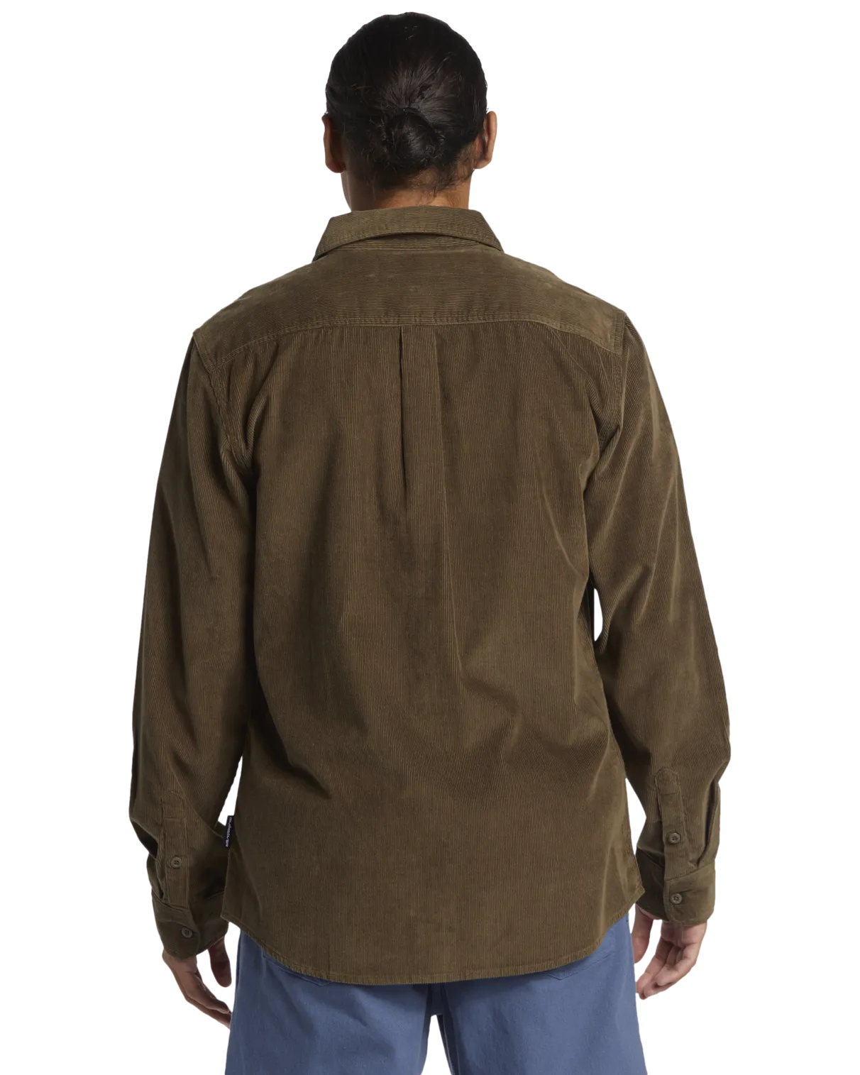 Smoke Trail Corduroy Shirt in Canteen