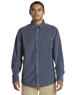Smoke Trail Corduroy Shirt in Flint Stone
