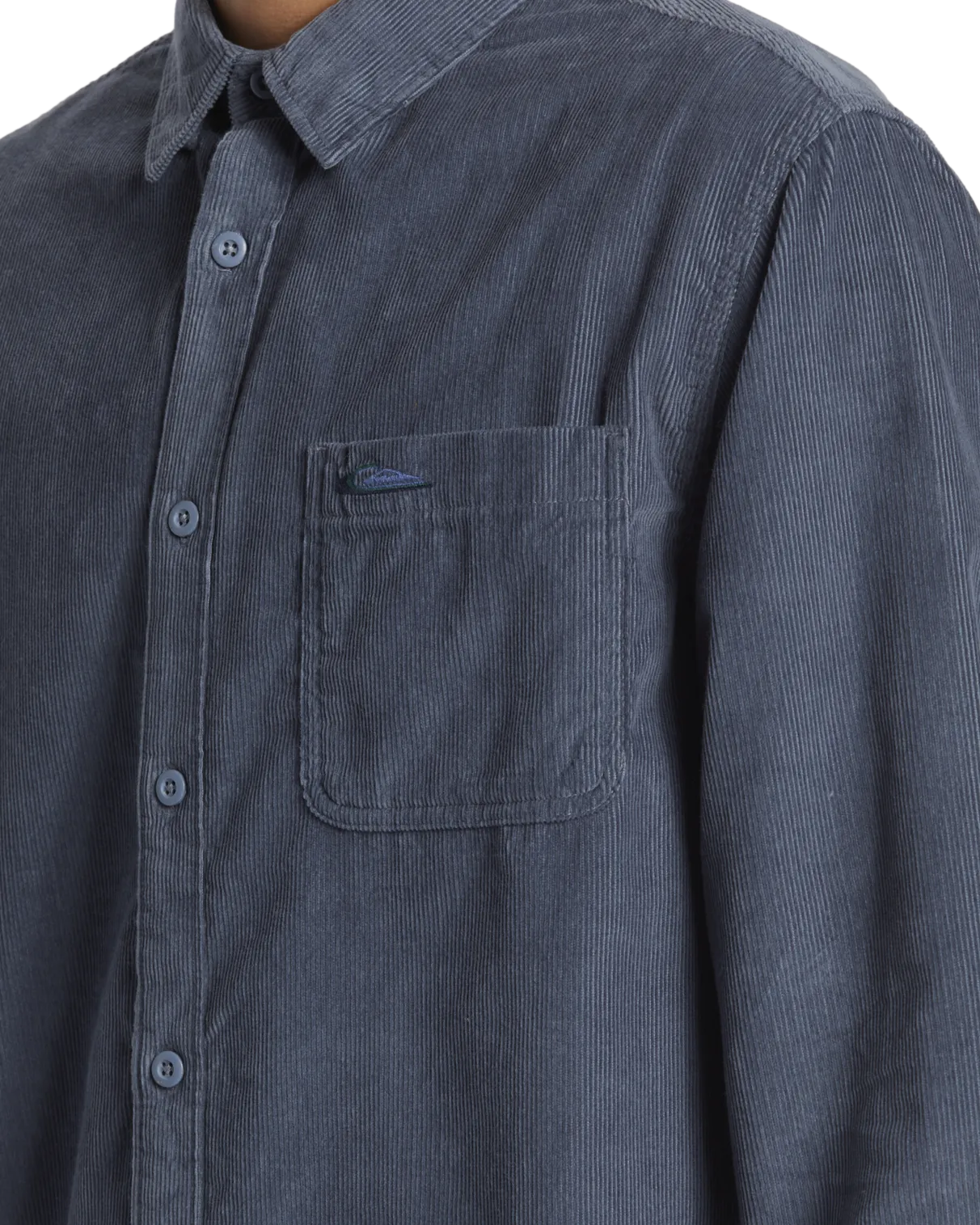 Smoke Trail Corduroy Shirt in Flint Stone