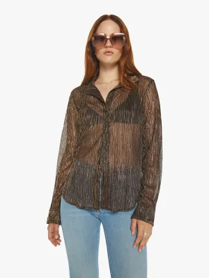 SPRWMN Fitted Button Up - Bronze