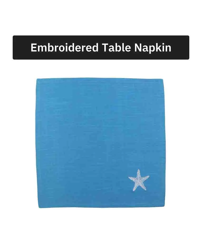 Starfish Soiree Cotton Slub Napkins