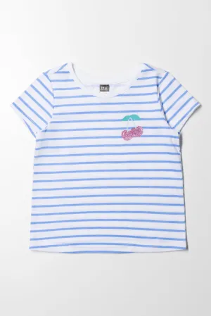 Stripe T-Shirt Light Blue