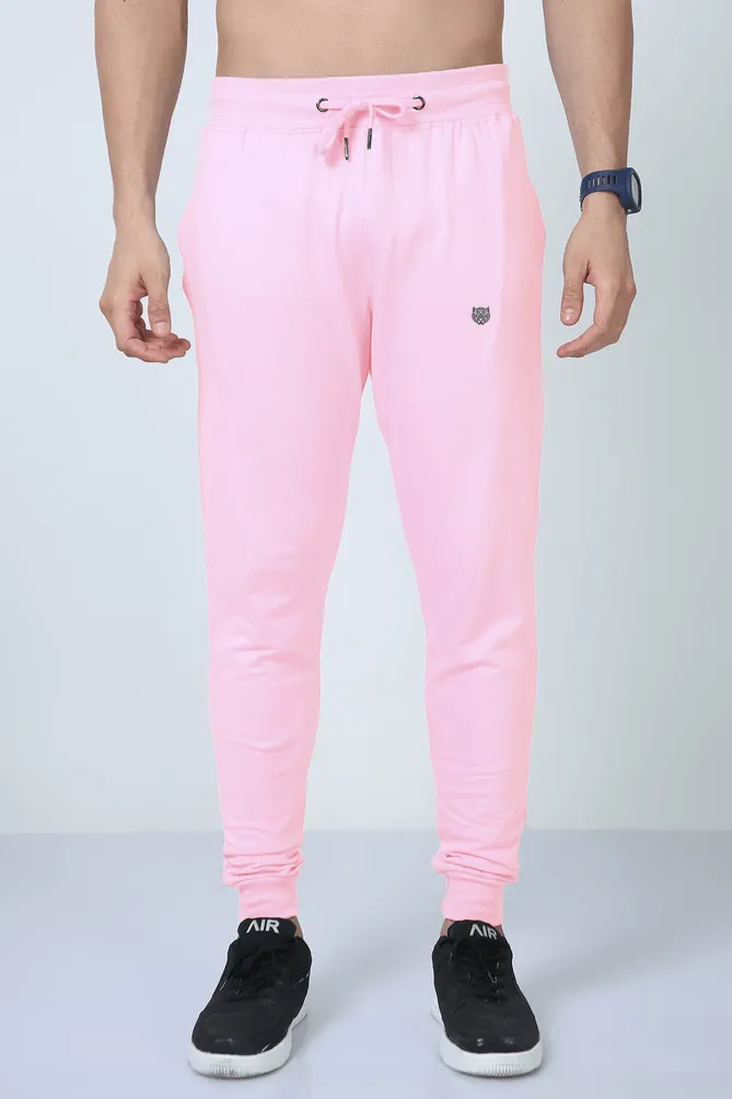 Unisex Cotton Joggers with Tiger Head Embroidery